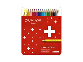 Kleurpotloden Caran d'Ache Swisscolor 18stuks assorti - 1