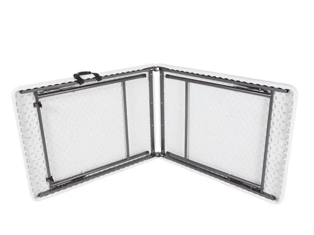 Vouwtafel weerbestendige Klaptafel 180x70x74cm HDPE Wit