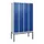 dubbeldekse locker,HxBxD 2120x1200x500mm,4x2vak.,vak B 300mm,cil.-slot