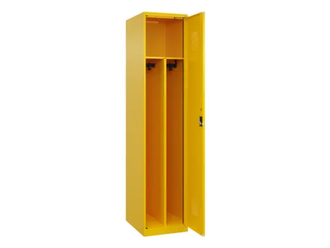 locker voor scheiding van kleding,HxBxD 1850x400x500mm,1vak