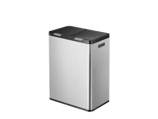 Essential Touch Recycler 2 Afvalemmer 30+30 liter Mat RVS - 1