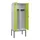 PBM-locker,HxBxD 2120x800x500mm,2vak,vak B 400mm,draaigrendel
