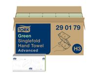 Handdoek Tork Zigzag 2-laags Advanced Groen 290179