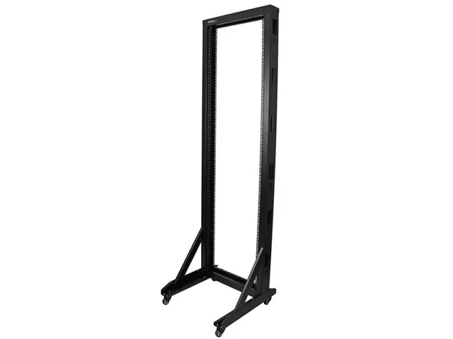 42U Open Server Rack Frame Met Zwenkwielen - Serverkast Met 2 Stijlen