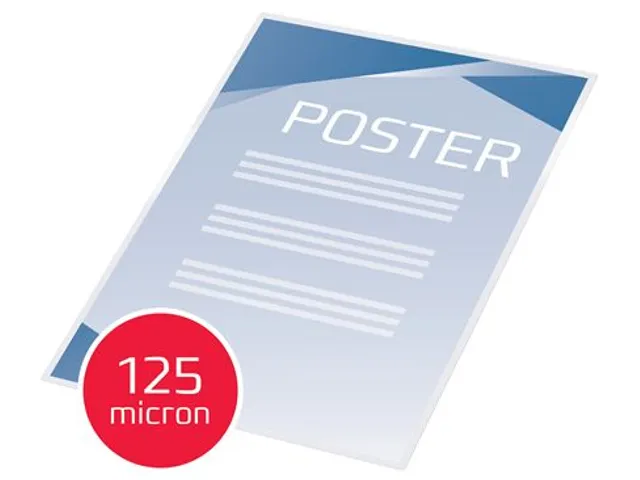 Pochette de plastification GBC A3 autocollant 125 microns brillant 100