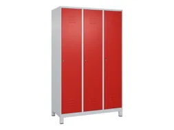 locker,HxBxD 1950x1200x500mm,3vak,vak B 400mm,cil.-slot,voeten