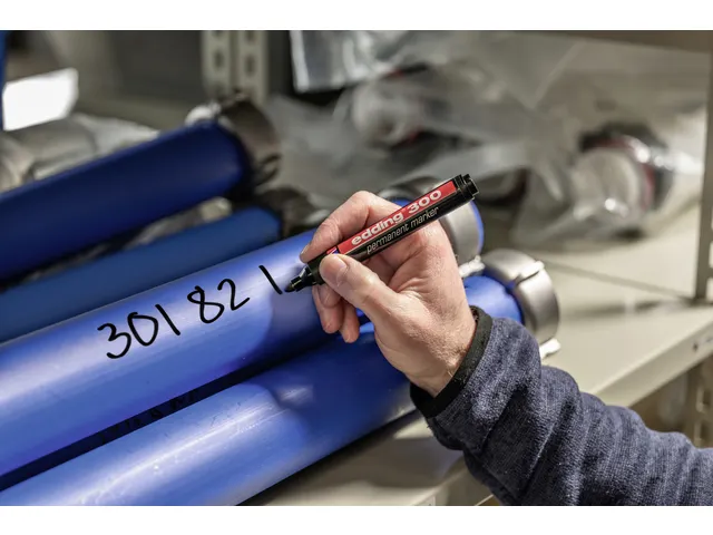 Viltstift edding 300 rond zwart 1.5-3mm