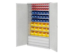 Ruime Bakkenkast 1950x1130x590mm 3laden 66 Magazijnbakken Geperf