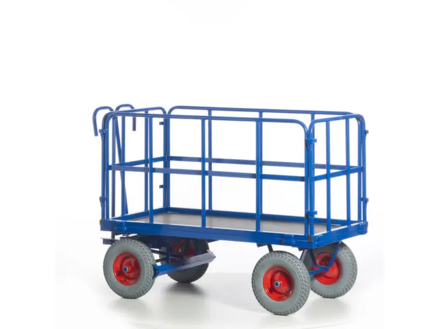 chariot à timon,force 1000kg,plateau Lxl 1530x730mm