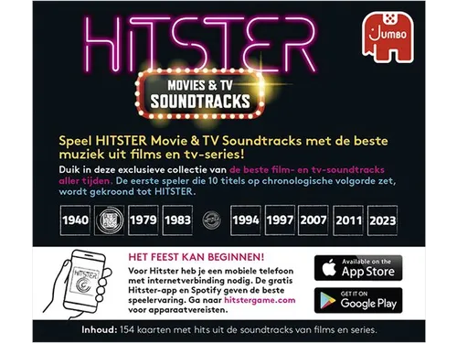 Jumbo Hitster Movies & TV Soundtracks Uitbreidingsset