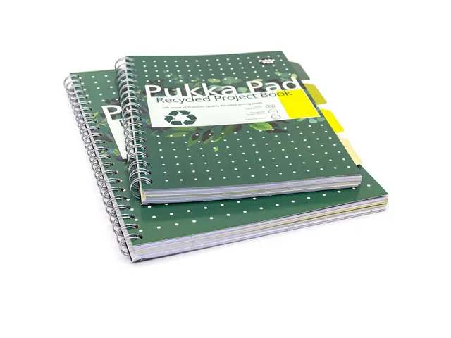 #Projectboek Pukka Pad A4 lijnrecycled groen