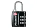 Cadenas Masterlock combinaison 3 chiffres TSA noir 30mm
