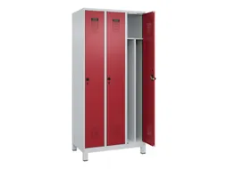 locker voor scheiding van kleding,HxBxD 1950x900x500mm,3vak