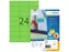 HERMA 4409 Gekleurde etiketten A4 70x37mm Groen 2400 stuks