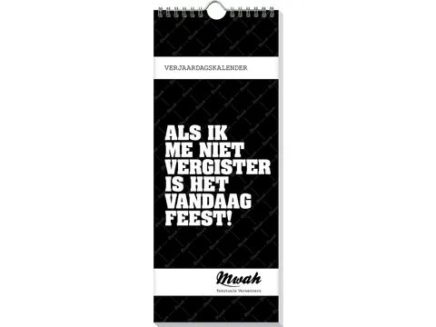 Calendrier anniversaire Interstat Mwah (NL)