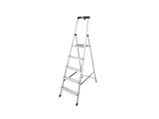Lichte Universele Ladders Aluminium 5treden H 1,05m - 4