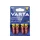 Batterij Varta Longlife Max Power AA blister a 4 stuks