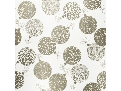 Toonbankrol Kerst papier wit 80 grams 50 cm breed 100 meter