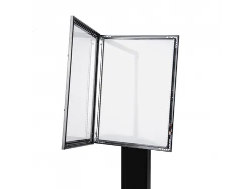 Menustandaard LED Verlicht Zwart 4xA4