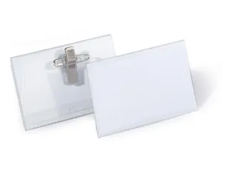 Badge Durable 8101 met combiklem 54x90mm - 2