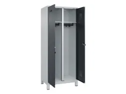 locker voor scheiding van kleding,HxBxD 1950x800x500mm,2vak