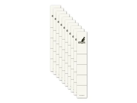 Ordneretiket Kangaro insteek smal pak à 10 st.
