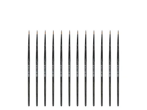 Penseel Kangaro Serie 340 rond Nr. 2 synthetisch doos 12 stuks