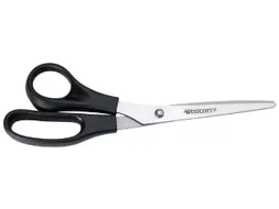 Kantoorschaar Westcott 210mm met kunststof grip linkshandig rvs