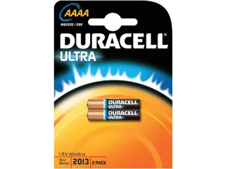 Batterij Duracell Ultra 2x AAAA Alkaline 1.5V - 2