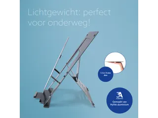 Laptopstandaard R-Go Riser Documenthouder Zwart - 4