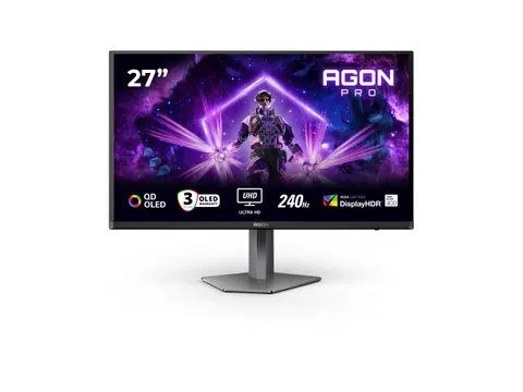 Monitor 26.5 Inch OLED, USB-C connectivity