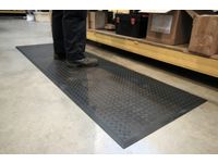 werkplek-vloerbedekking HxLxB 125x800x700mm rubber/nitril zwart