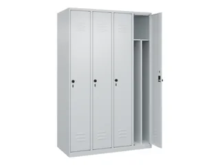 locker voor scheiding van kleding,HxBxD 1850x1200x500mm,4vak - 2
