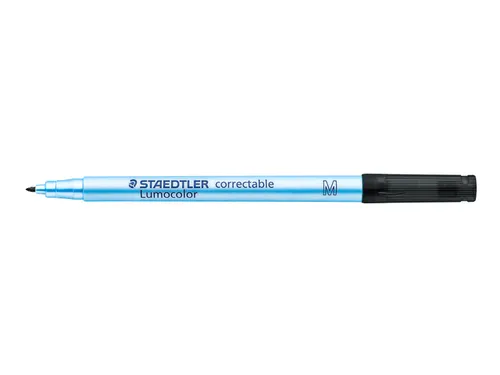 Viltstift Staedtler Lumocolor 305 non permanent correctable M zwart