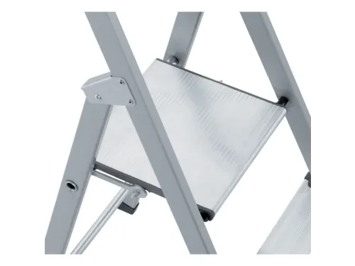 Trap,aluminium,treden diepte 8cm,platformhoogte 1,03m,enkelzijdig