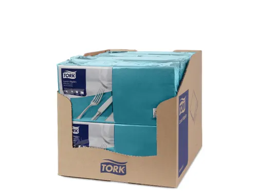Tork 477845 Lunchservet Advanced Blauwgroen 33x33cm