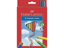 kleurpotlood Faber-Castell Jumbo driekantig etui à 30 stuks