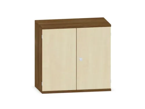 kantoorkast,HxBxD 770x800x430mm,decor romp noten,decor front esdoorn