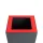 V-Part Top voor Modulaire Afvalbak 85 en 90 L Rood