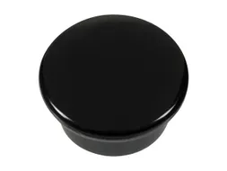 Magneet Westcott zwart pak à 10st. Ø 15x8mm, 100g