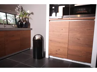 Afvalbak Pushcan 40 Liter Zwart - 3