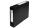 Boite de classement bouton pression dos 60mm PP noir