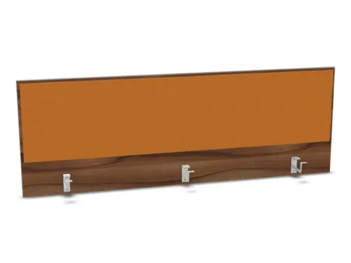 opzetpaneel bureau aanbouw achter NP-tiepolo nut BN3005-geel 1600mm