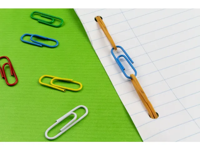 Attaches trombones Kangaro 25 mm, couleurs assorties, 200 pièces dans