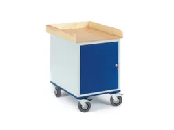 kastwagen,draagverm. 150kg,laadvl. LxB 700x490mm,RAL7035/RAL5010,1kast