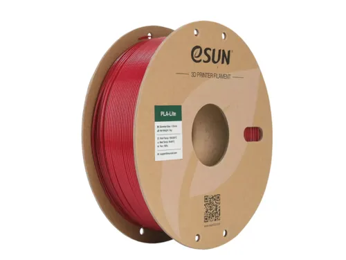eSun PLA-Lite 3D Filament 1.75mm Fire Engine Red 1kg
