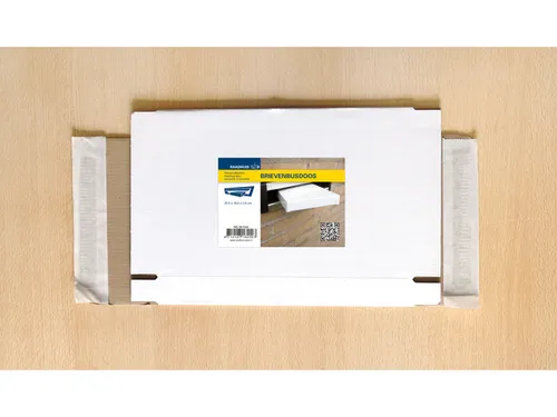Brievenbusdoos Raadhuis A5+ 255x165x28mm wit 650grs duplex