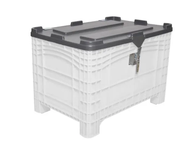 scharnierdeksel,PE,v. container met grote capaciteit