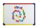 Whiteboard MAUL 24x35cm 2-zijdig beschrijf- wisbaar magnetisch staal