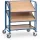 Eurobakkenwagens 2391 250kg 3 Etages Hout 820x610mm Ral5007